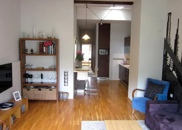City Loft And Studio Lägenhet Prag